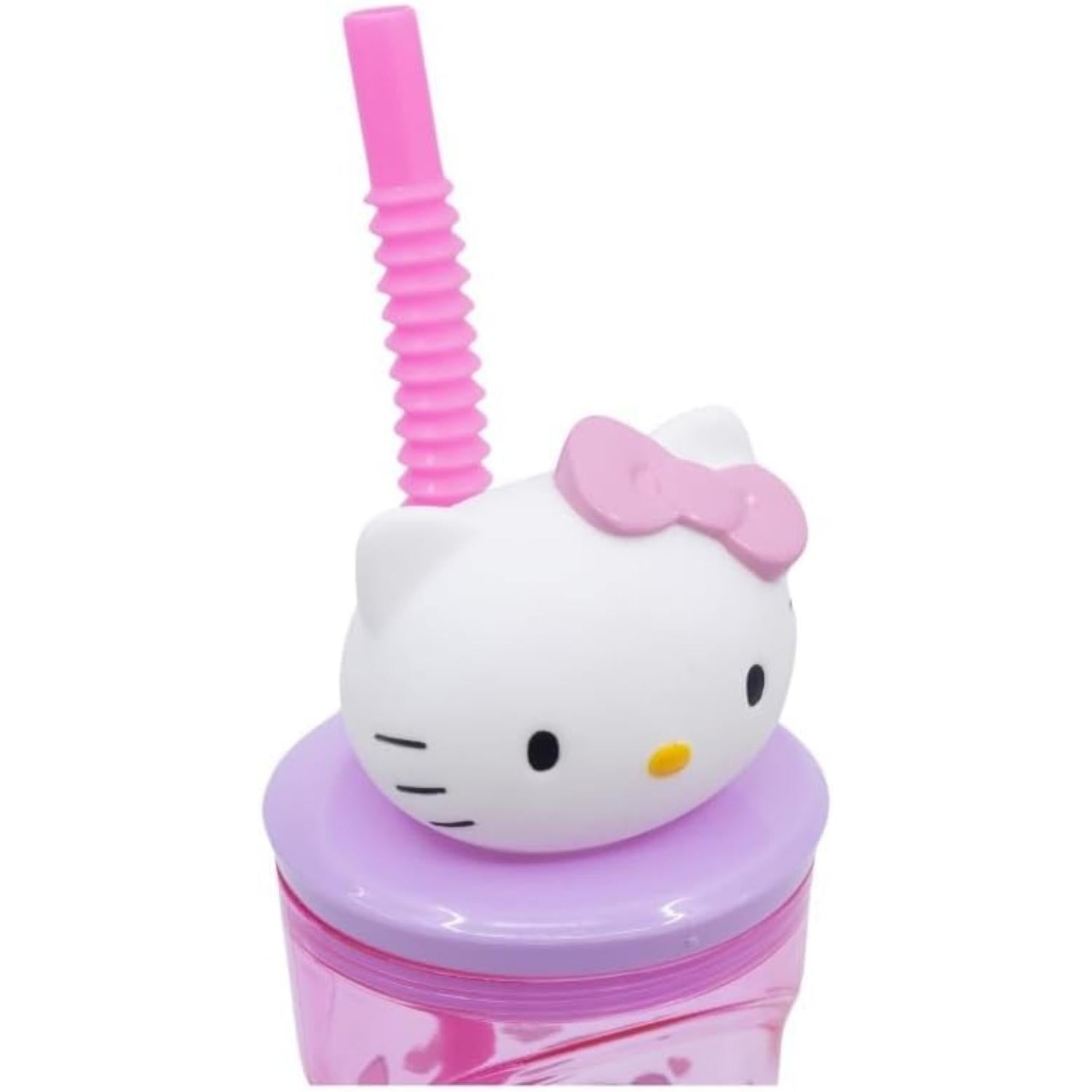 3D Figurine Tumbler with Flexible Straw 360ml