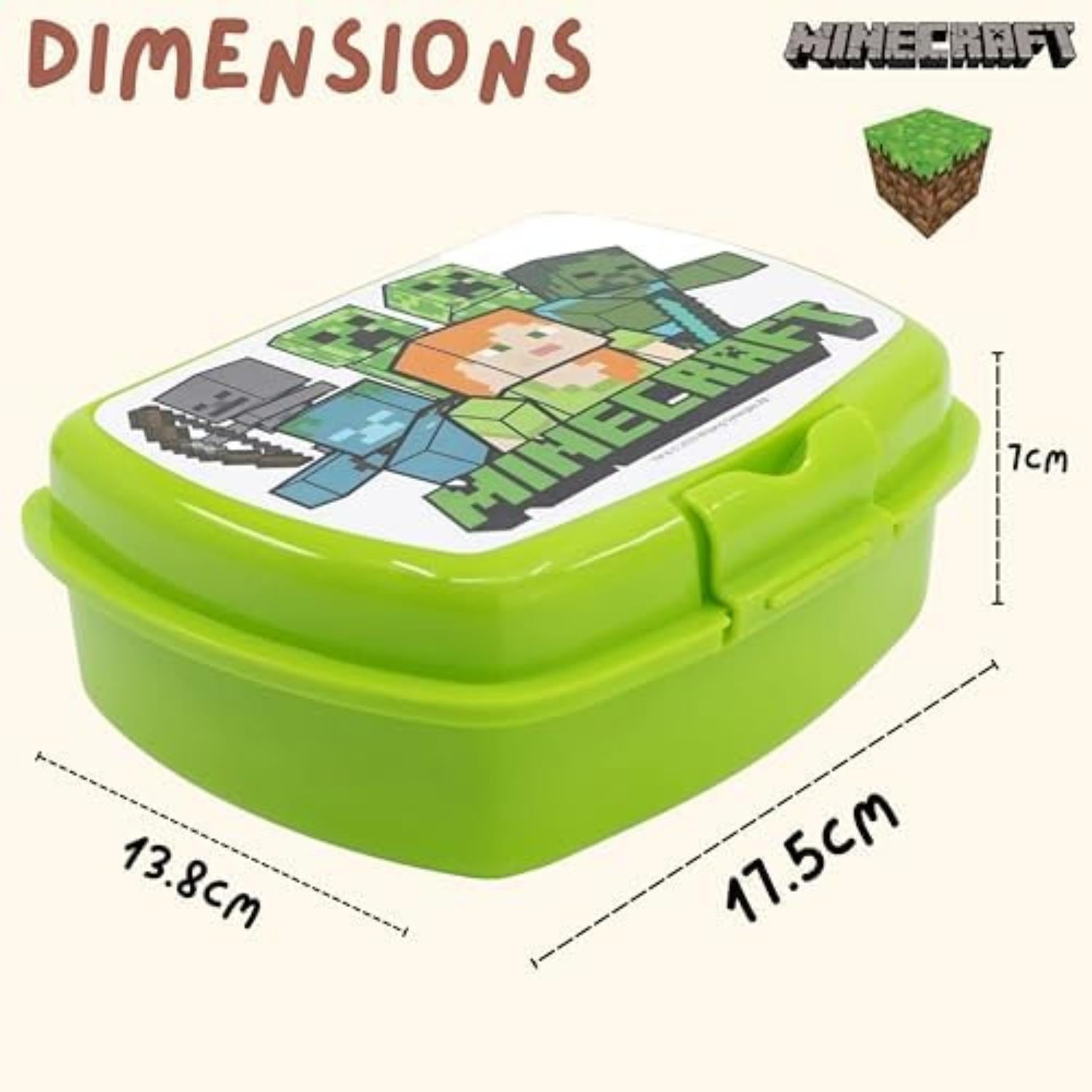 Assorted Character Urban Sandwich Box for Kids – Lunch Container for School, Travel & Snacks