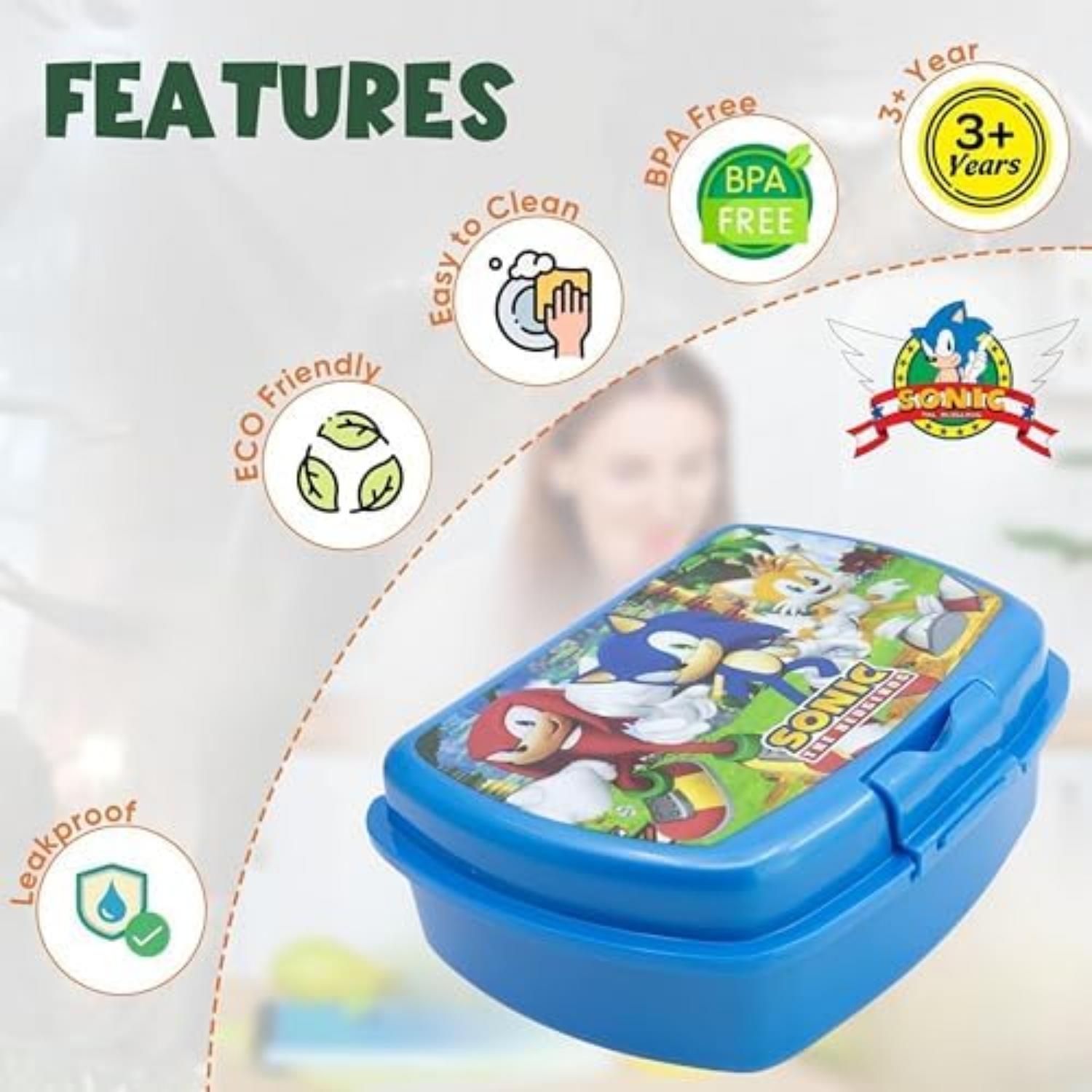 Assorted Character Urban Sandwich Box for Kids – Lunch Container for School, Travel & Snacks