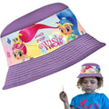 Fisherman Sun Protection Girls Hat for Girls (Shimmer & Shine Purple Fisherman Hat, 48 cm)