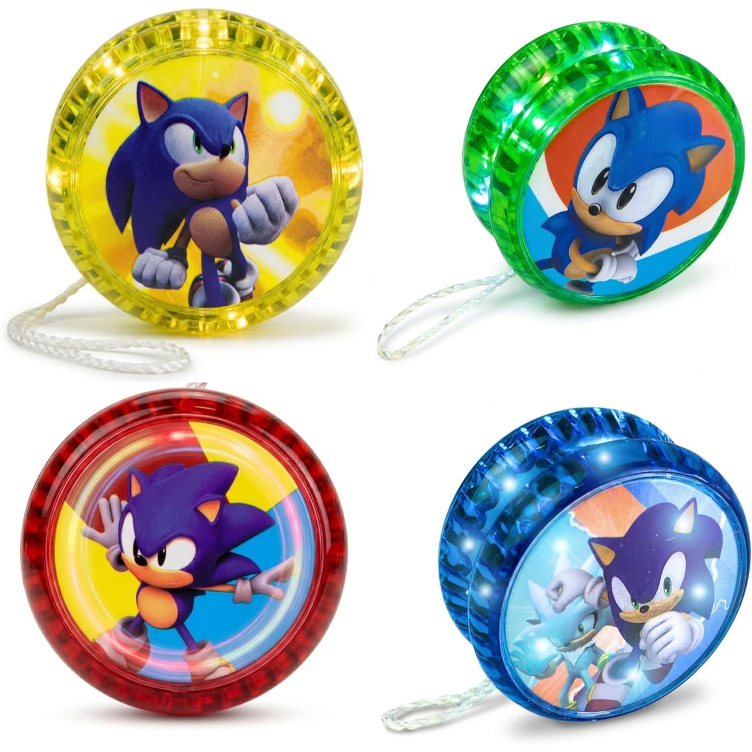 5.5cm Sonic the Hedgehog LED Light-Up YoYo Toys for Kids