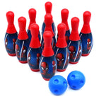 Spiderman Kids Bowling Set 14cm - 10 Pins & 2 Balls