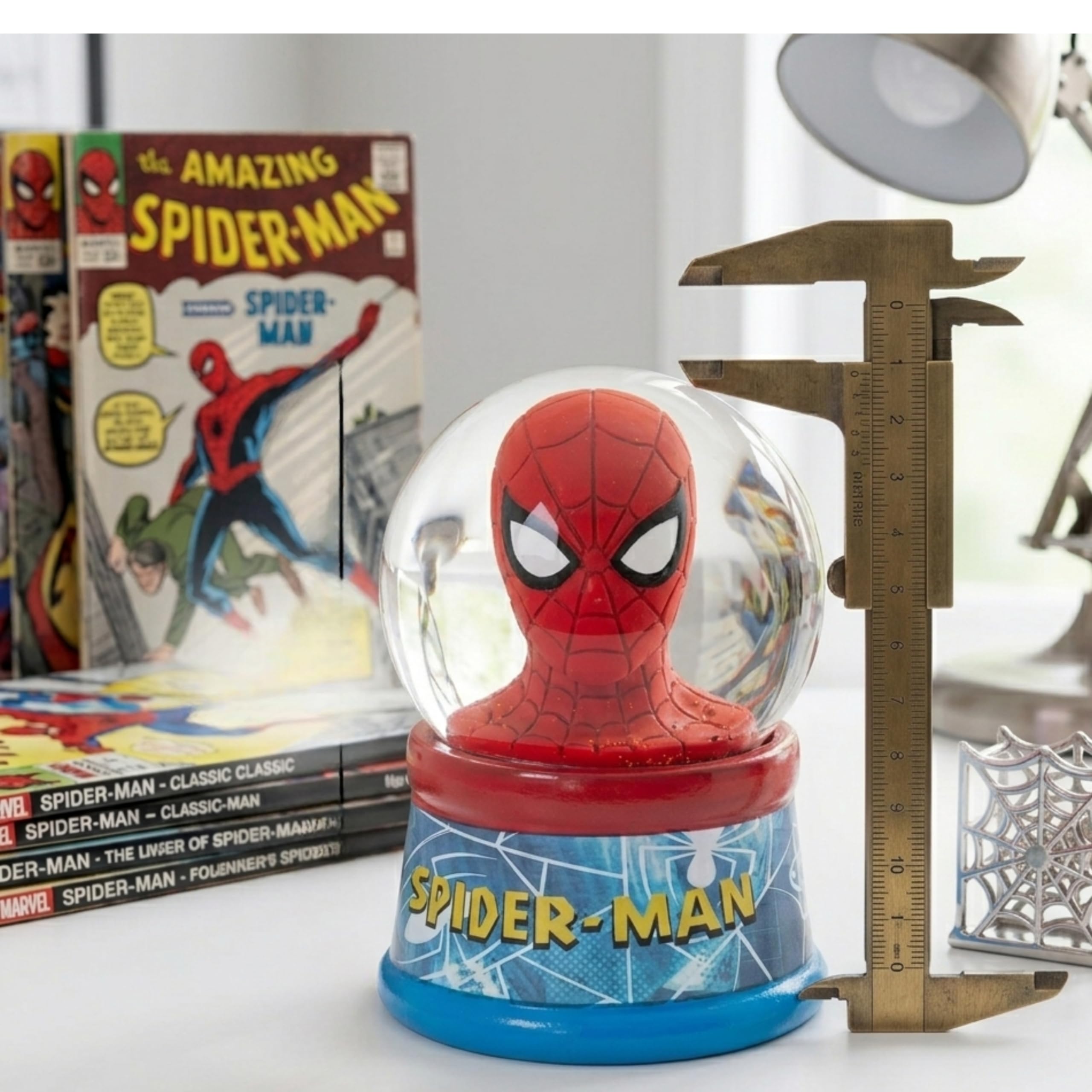 Glass Snow Globe 9.5cm Glitter Water Dome with Gift Box