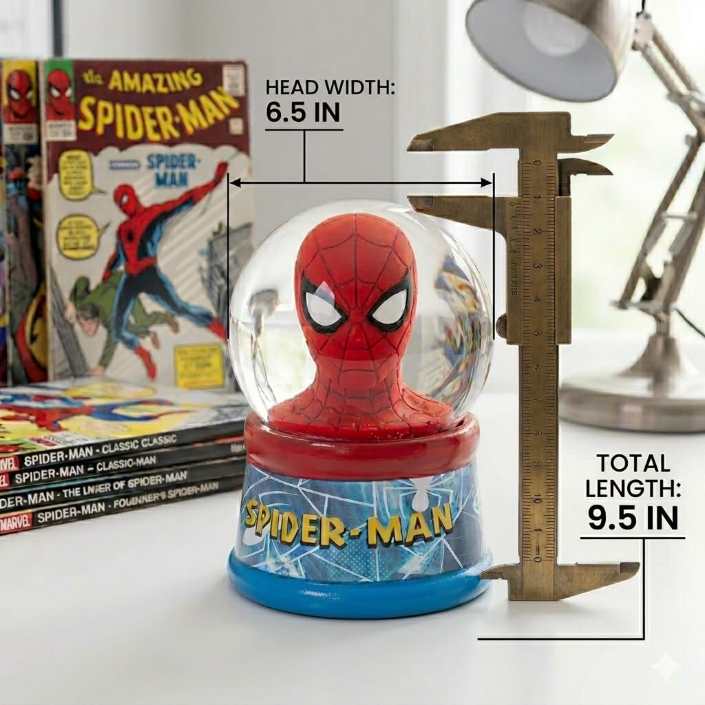 Glass Snow Globe 9.5cm Glitter Water Dome with Gift Box