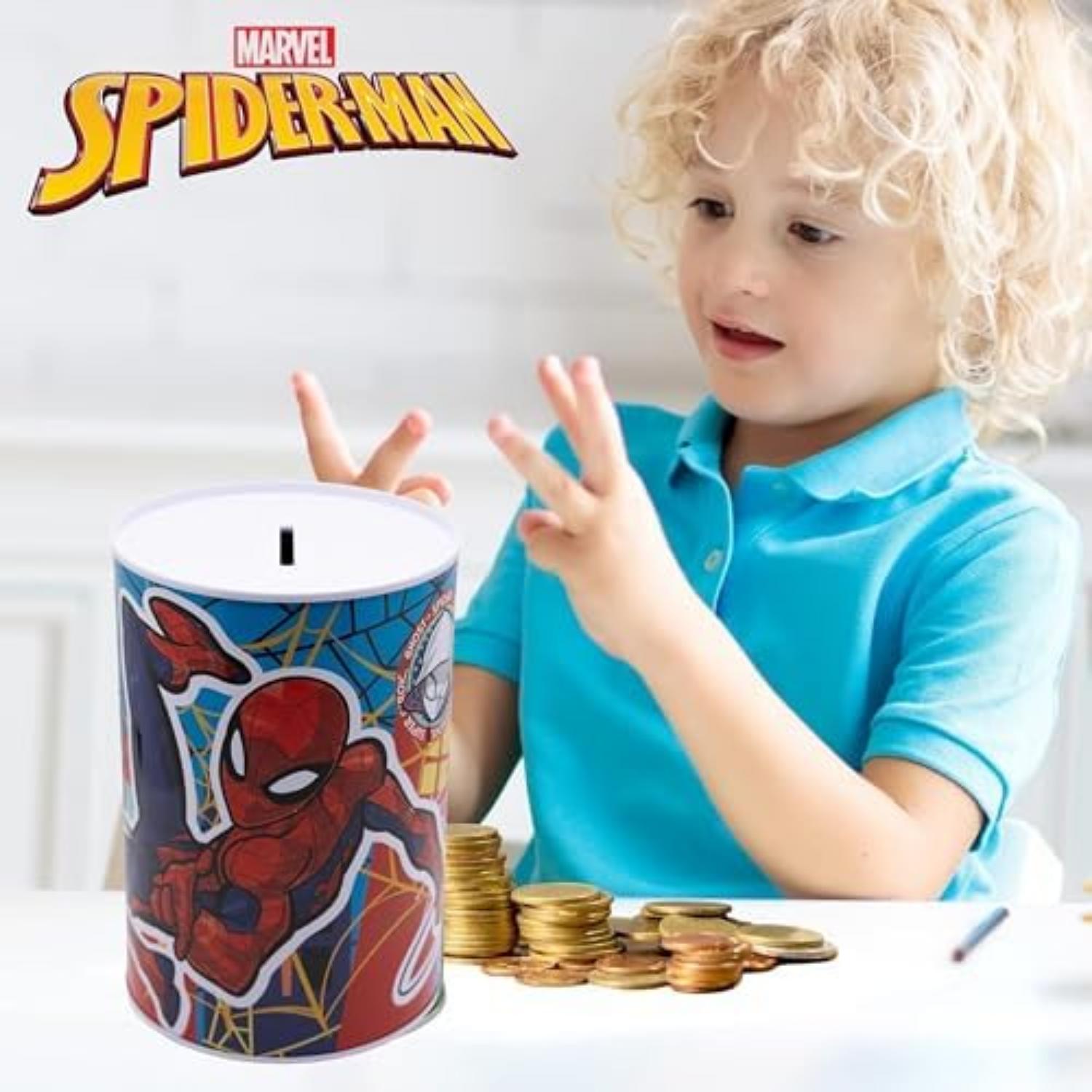 Assorted Character Metallic Money Box for Kids – Coin Savings Bank