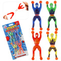 9.5cm Sticky Superhero Wall Crawlers - 4PK