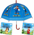 Super Mario Kids Licensed Dome Umbrella 75cm