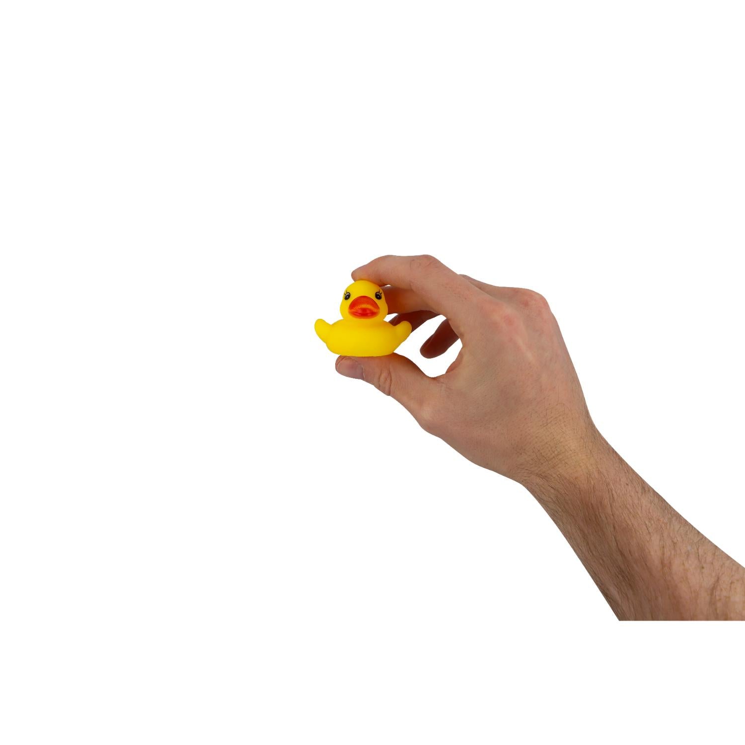 9Pcs Yellow Squeaky Bath Duck 5cm