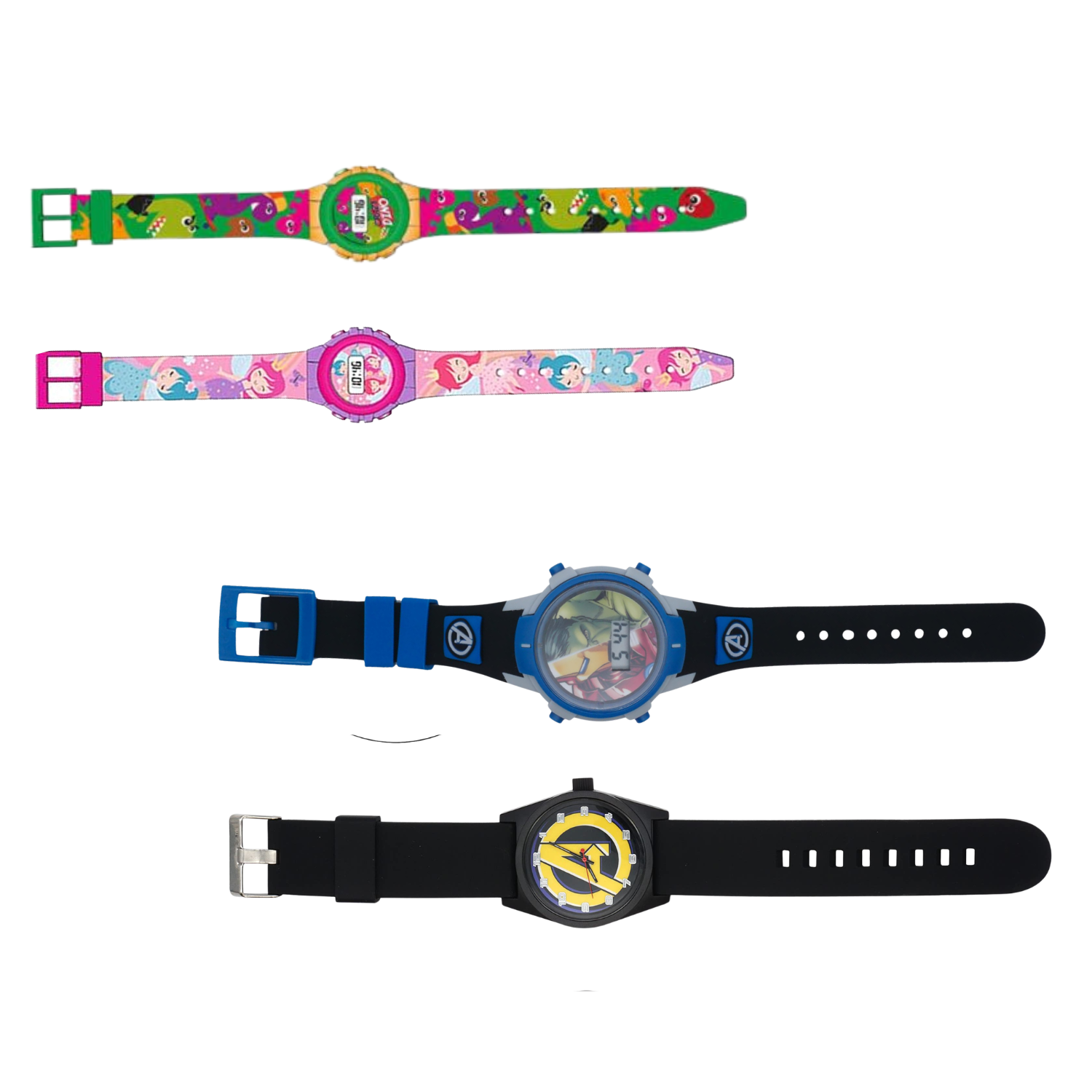Digital Wrist Watch And Torch Set
