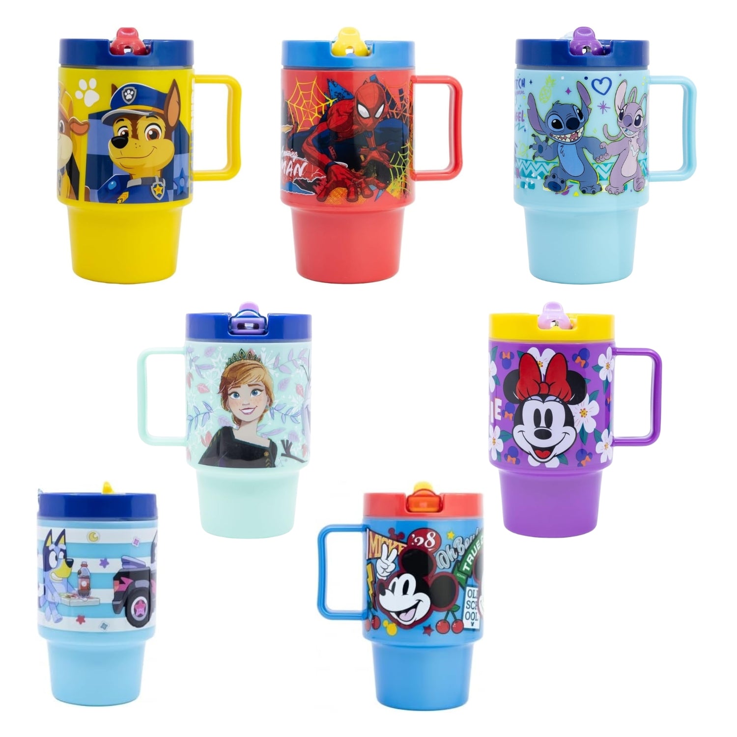 530ml BPA-Free Kids Water Bottle School Travel Drinking Cup