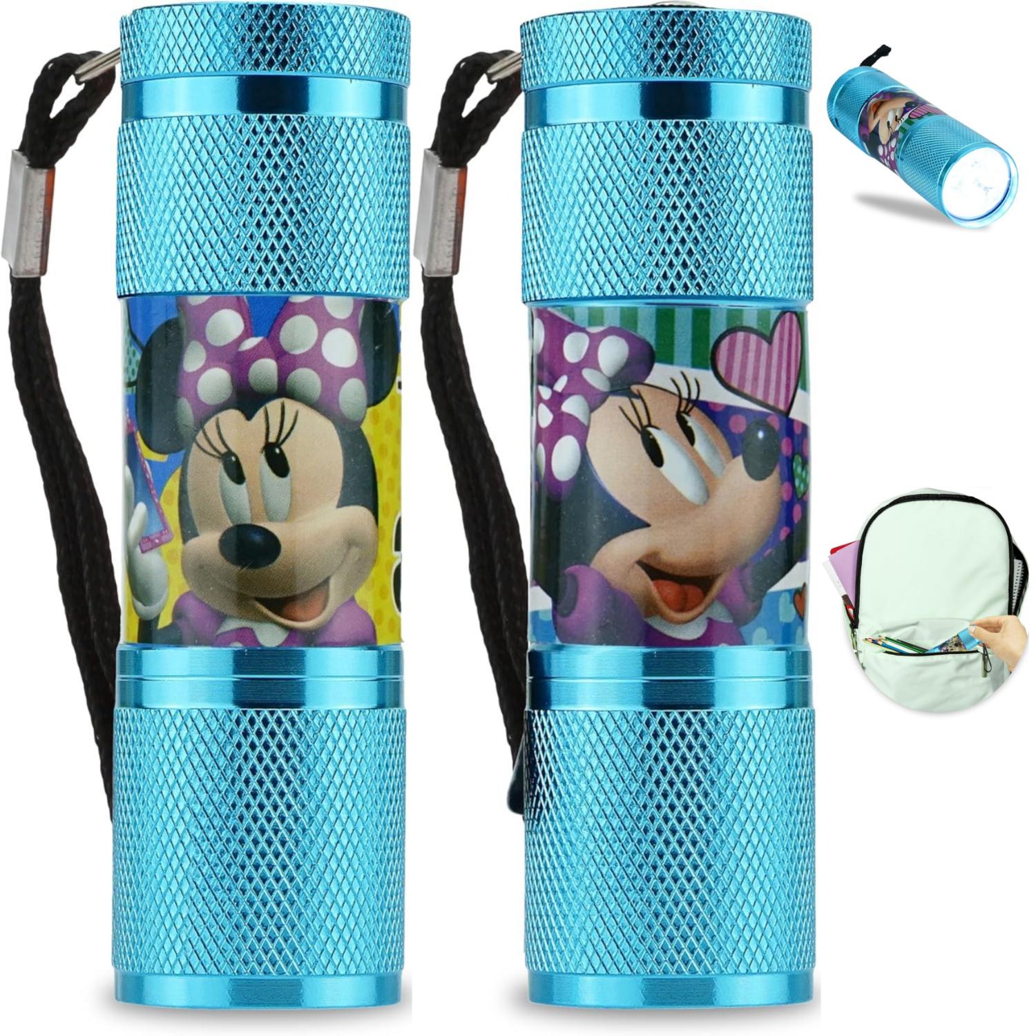 Minnie Mouse 9 LEDs Aluminium Torch for Kids - Assorted