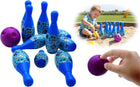 11cm Kids Mini Bowling Toy Set - 10 Pins & 2 Balls