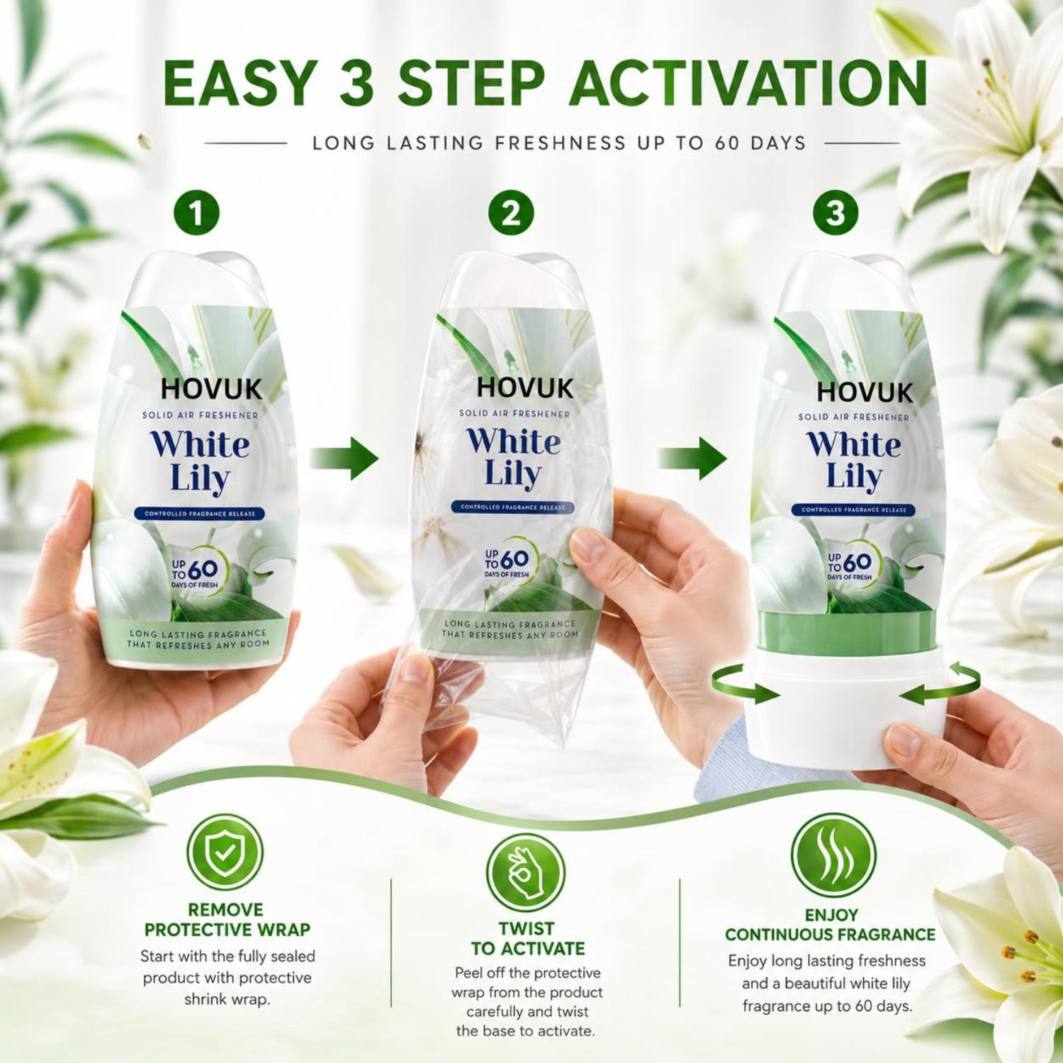 221g Gel Solid Air Fresheners