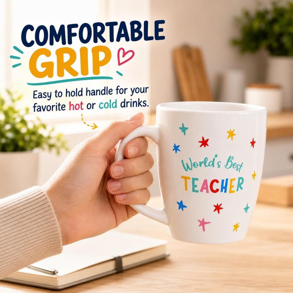 Teacher Ceramic Mug 400ml & Pen Gift Set