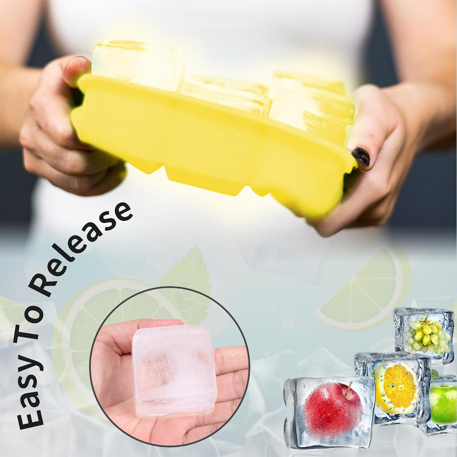 Silicone Ice Cube Tray with Lid 21 Cavity BPA-Free Mould