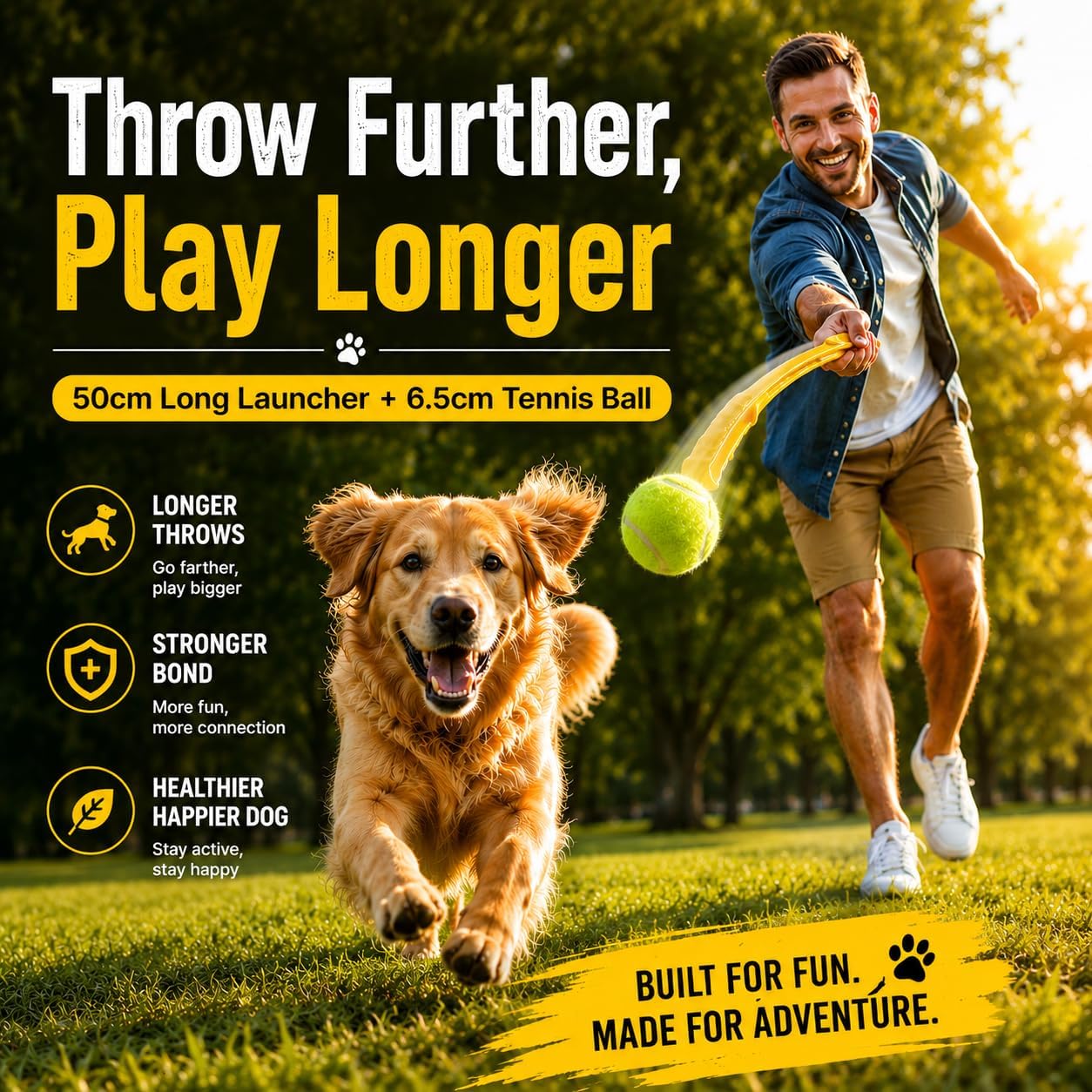 50cm Dog Ball Launcher Thrower Ball
