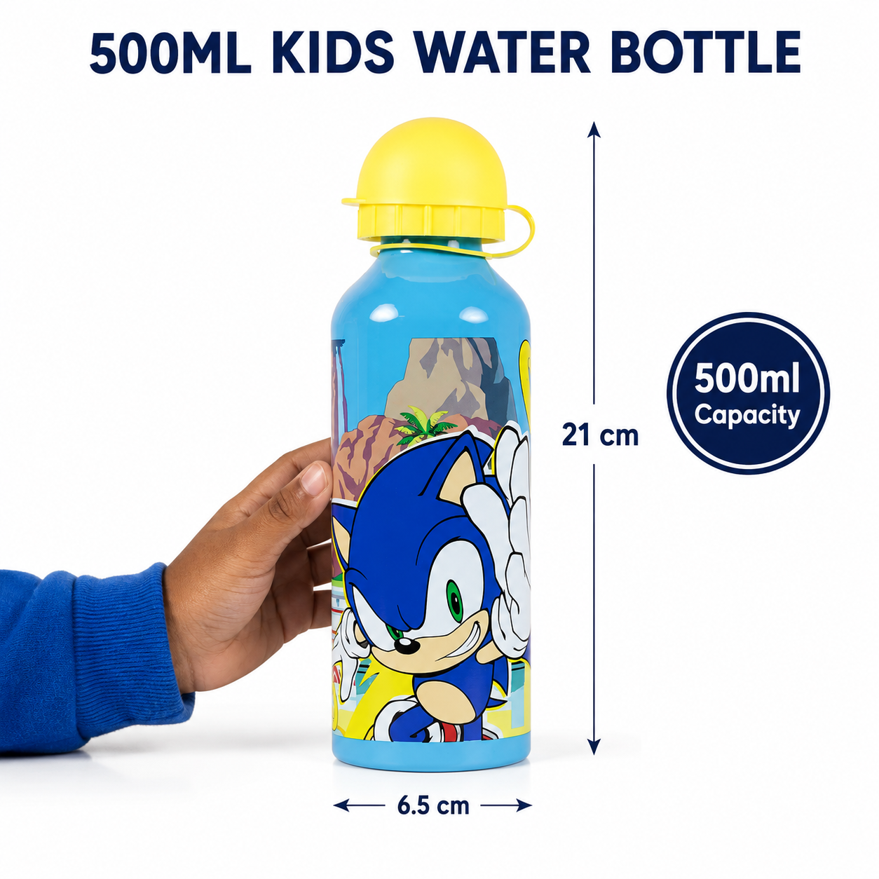 Sonic Aluminium Water Bottle 500ml