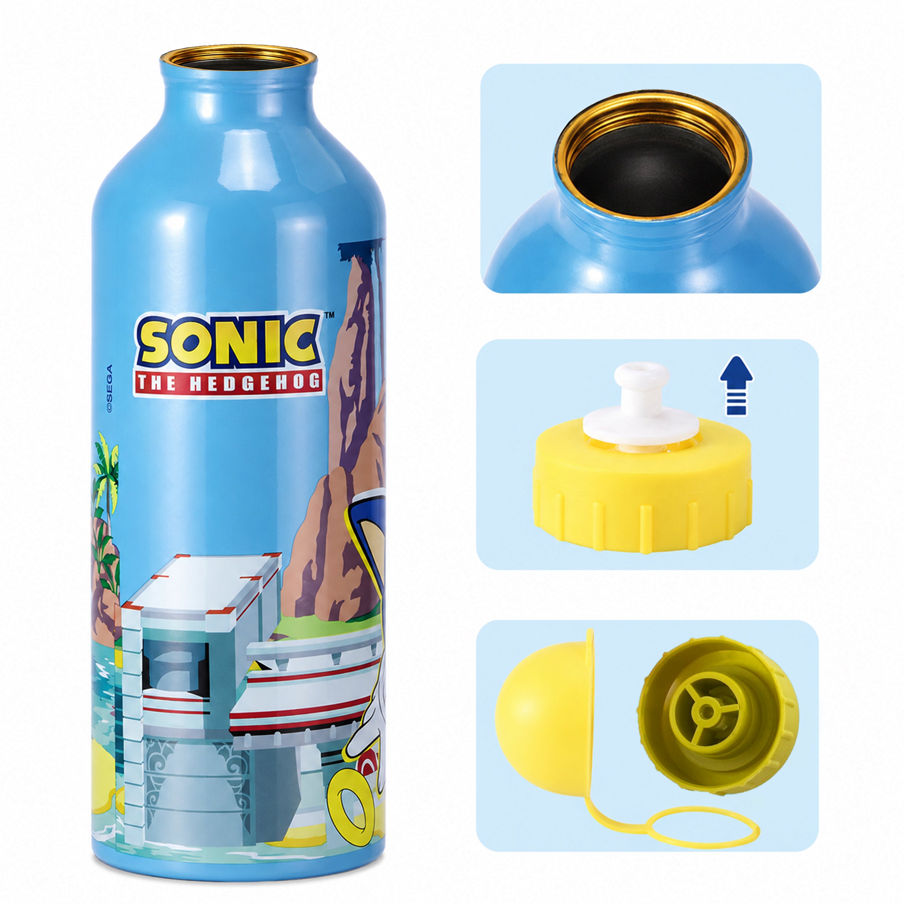 Sonic Aluminium Water Bottle 500ml