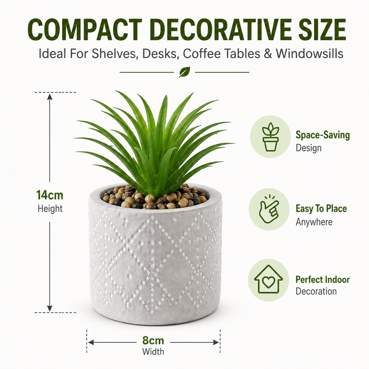 14cm Succulent Flower Pot