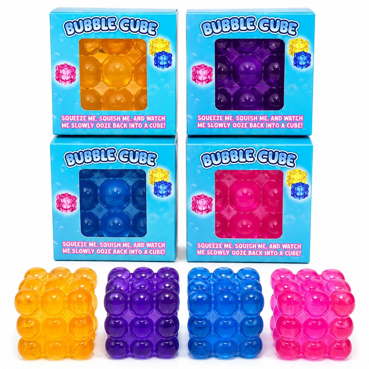 1x Random Squishy Cube Fidget Toy