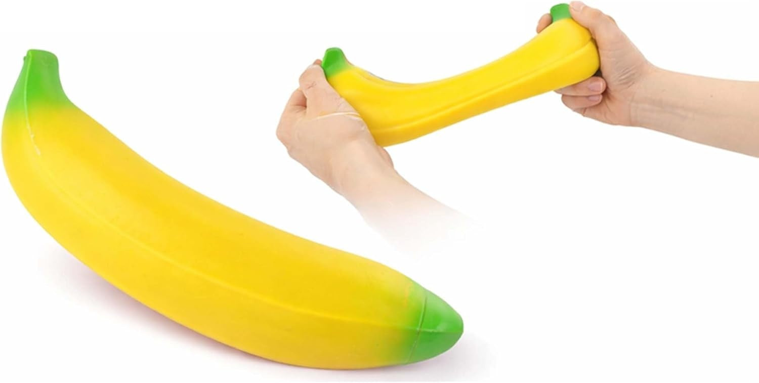 Banana Sensory Squishy Stretchy Toy – Assorted