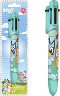 Bluey Kids Licensed 6 Colour Barrel Pen