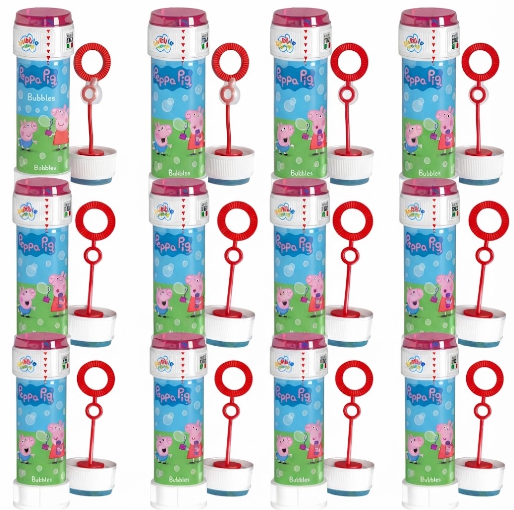 Peppa Pig 12Pcs Bubble Tubes with Wand