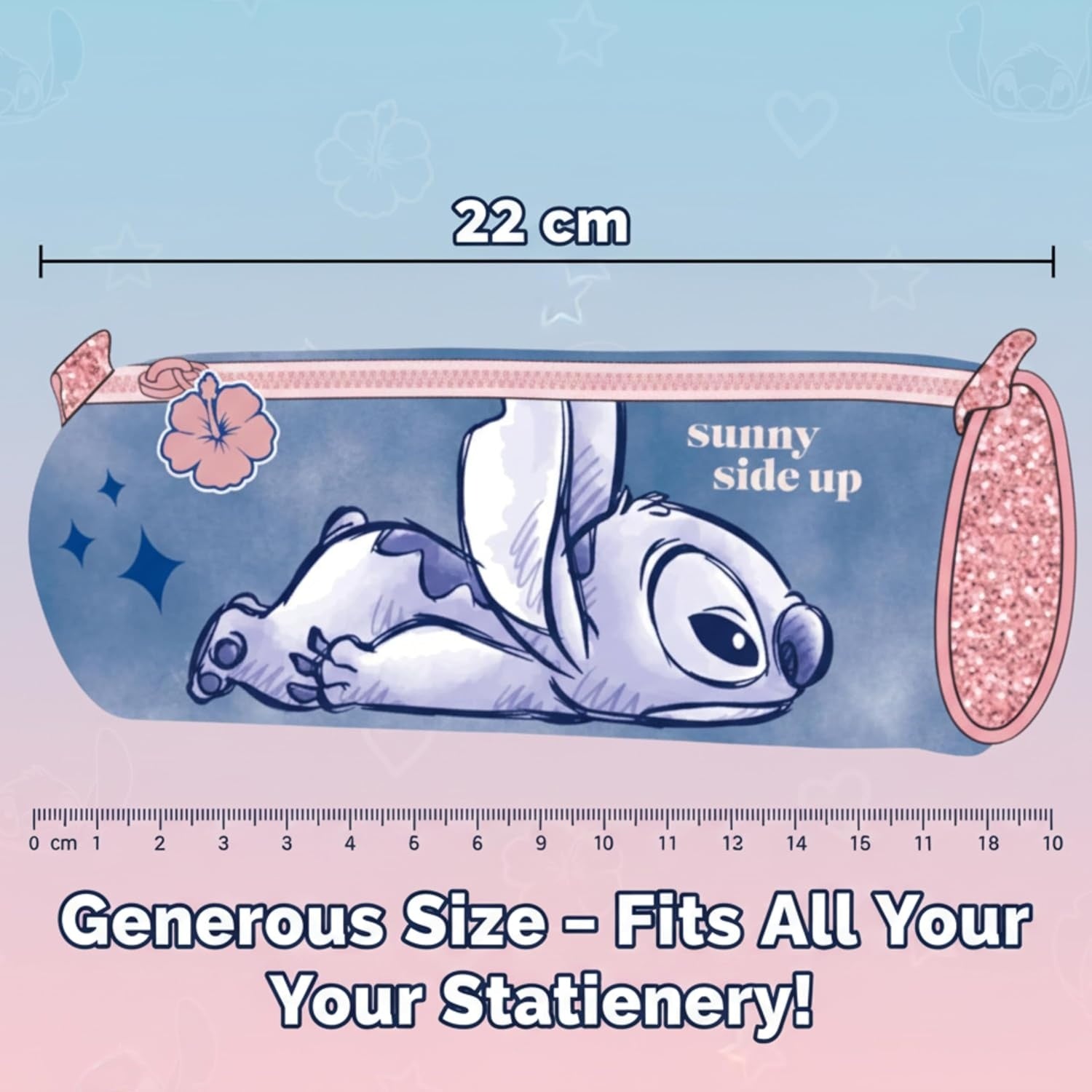 Premium Barrel Pencil Case 22cm - Assorted