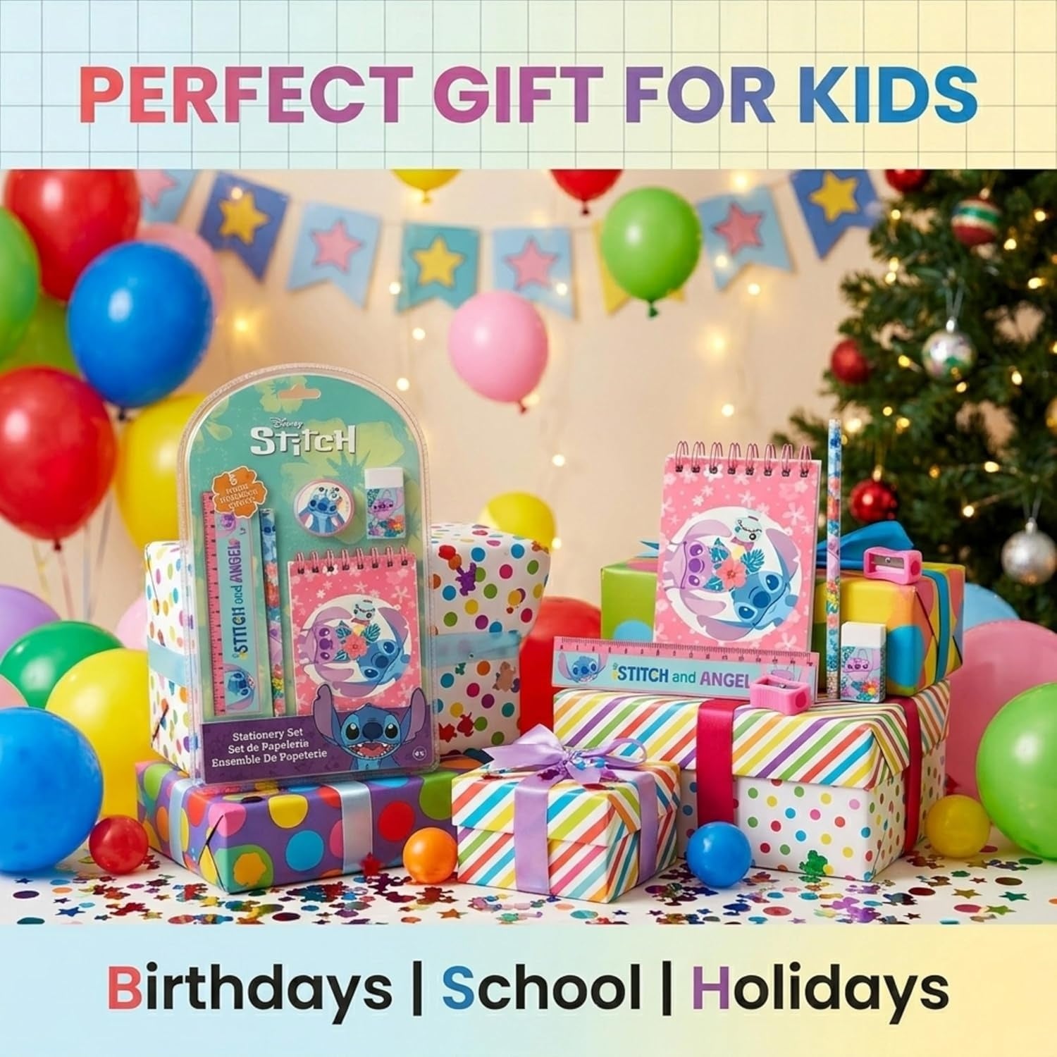 5PCs School Stationery Set - Assorted