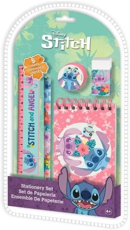 5PCs School Stationery Set - Assorted