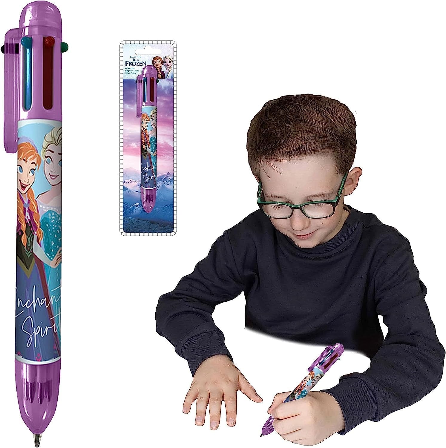 6 Color Pen Character Printed