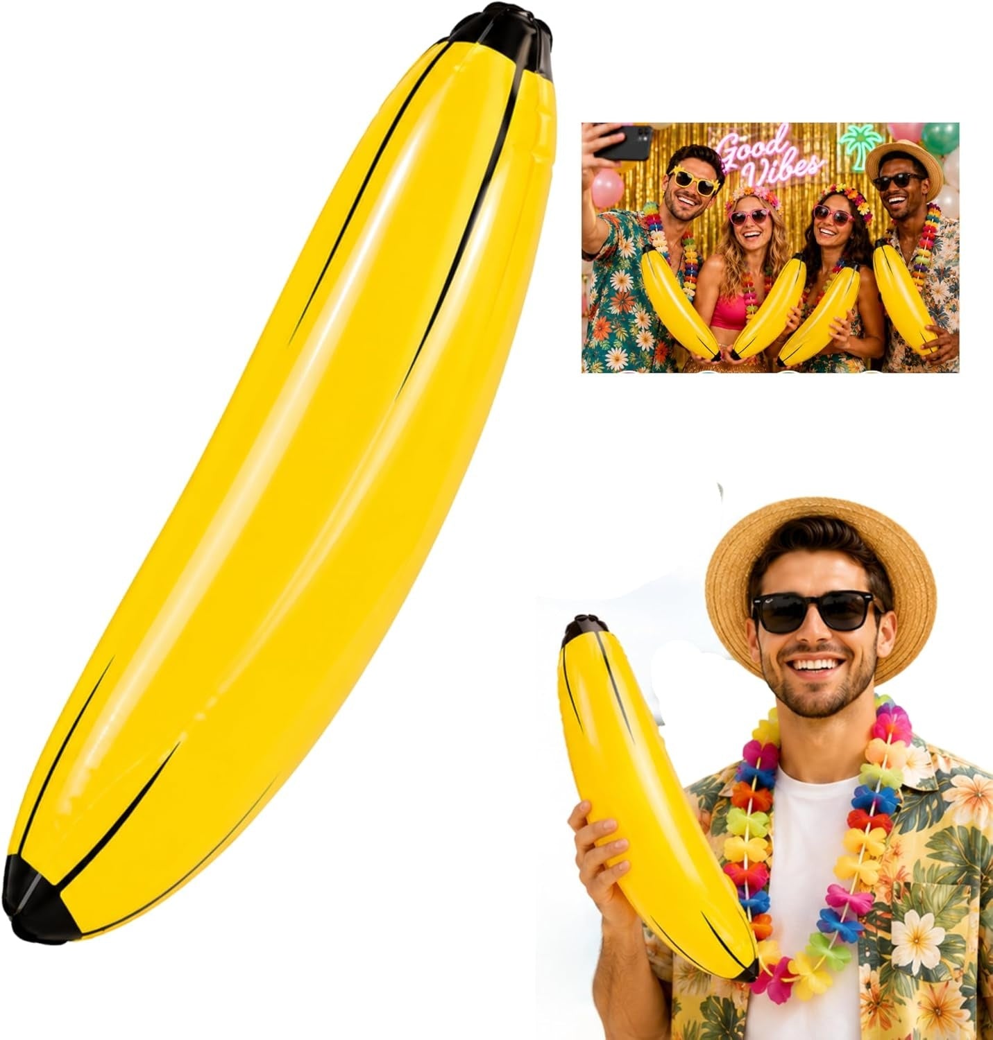 Banana Sensory Squishy Stretchy Toy – Assorted