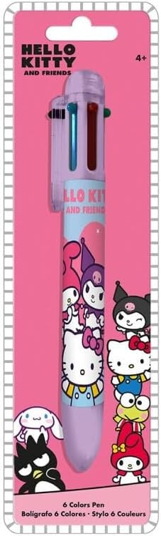 6 Color Pen Character Printed