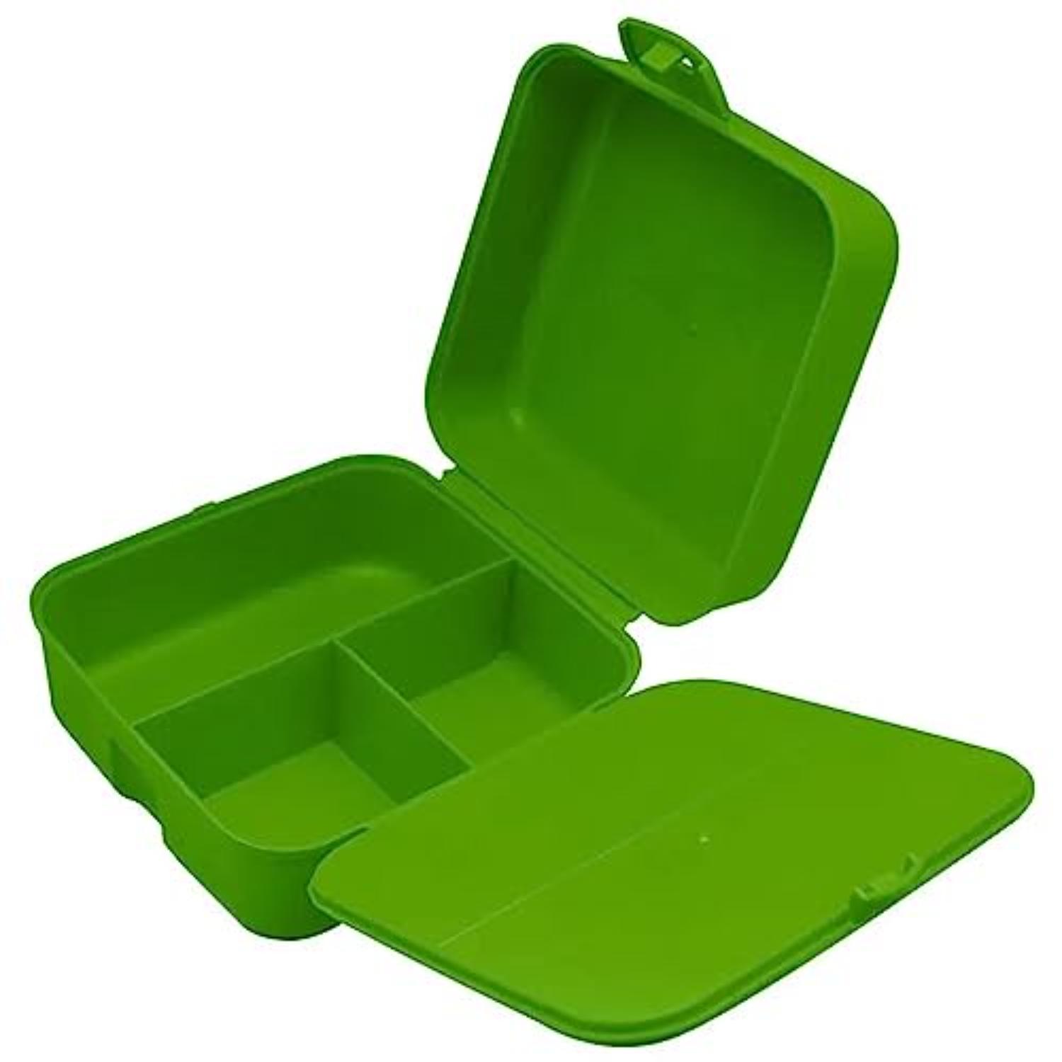 Kids BPA Free Plastic Lunch Box with Cutlery - Assorted