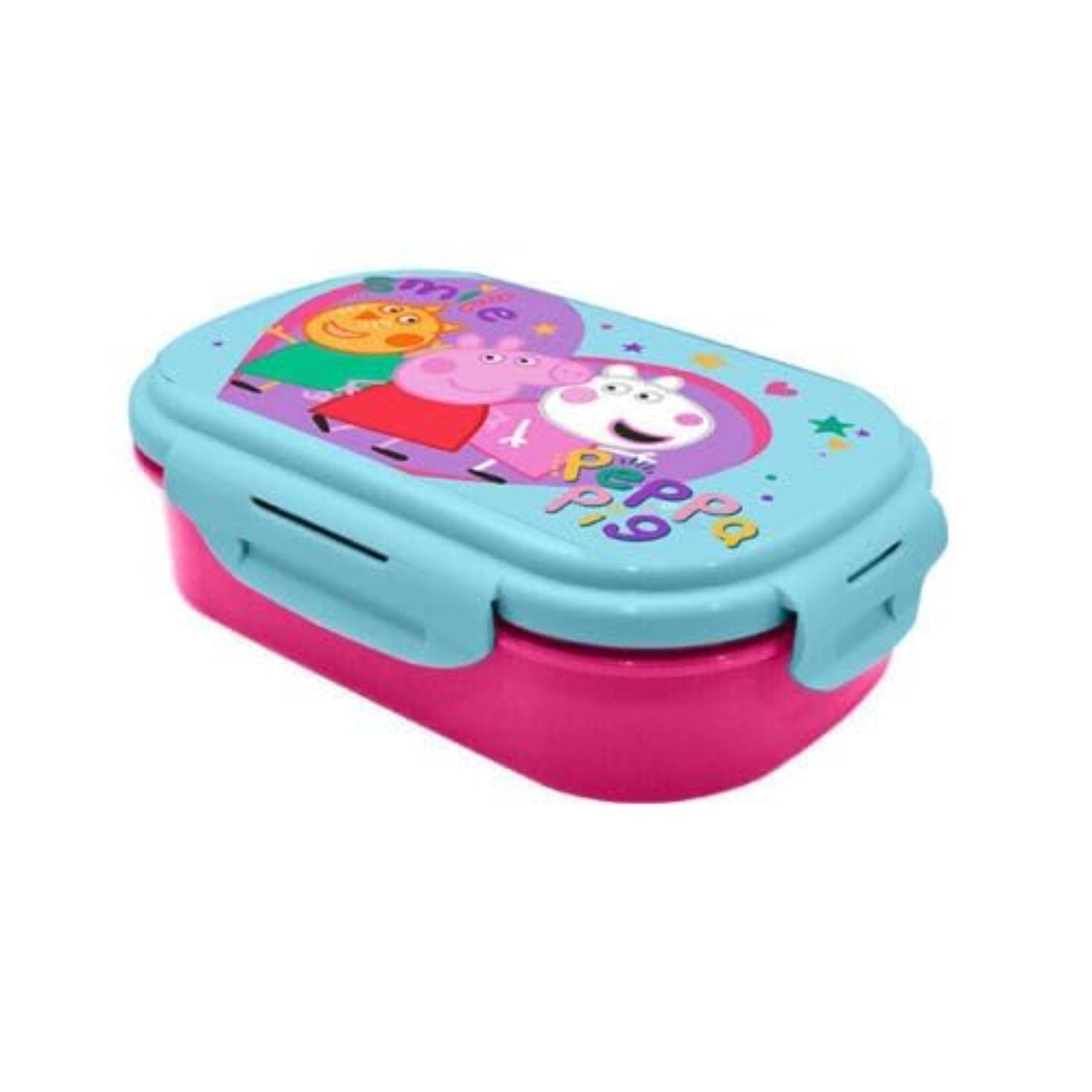 Kids BPA Free Plastic Lunch Box with Cutlery - Assorted