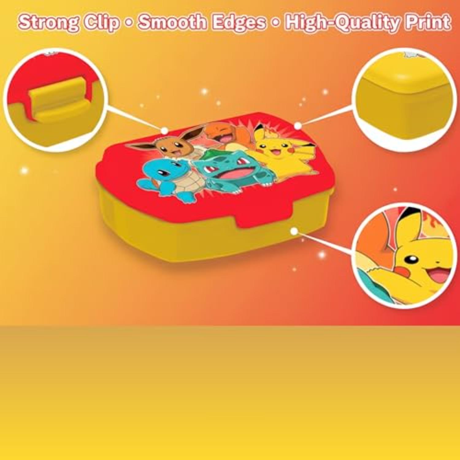Kids BPA Free Plastic Lunch Box with Cutlery - Assorted