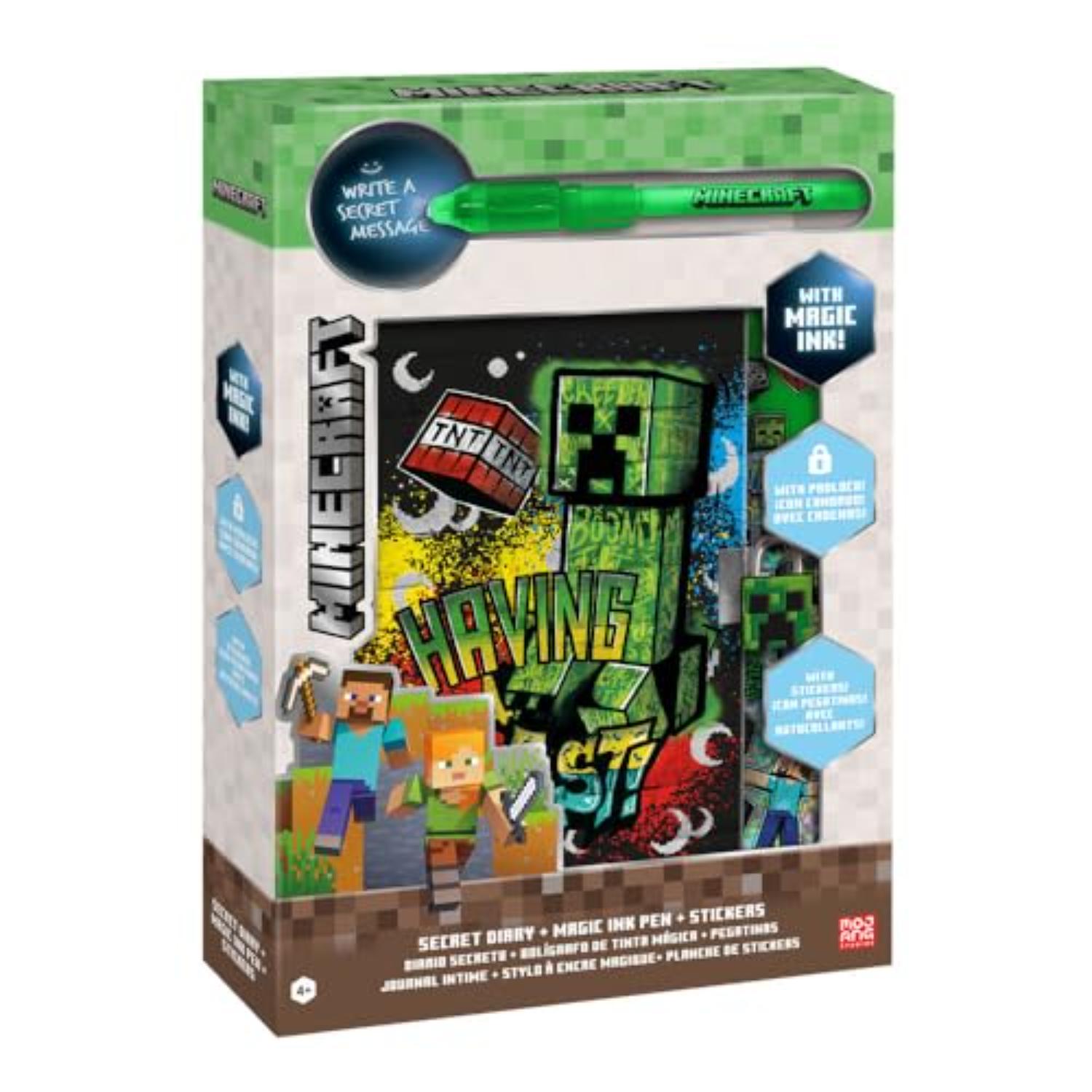 Kids Secret Diary & Magic Ink Pen Stationery Set - Assorted