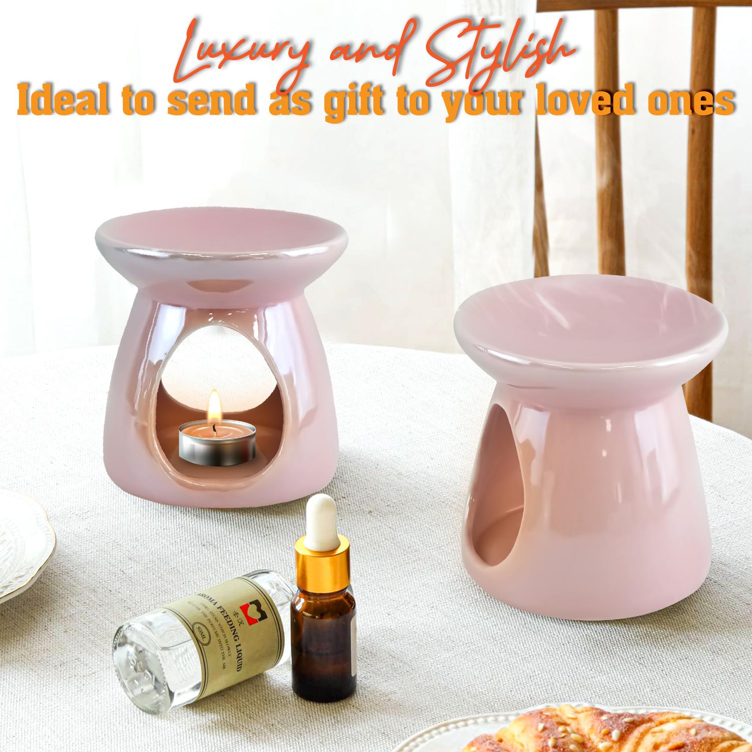 Pearl Ceramic Wax Burner Fragrance Oil Tealight Diffuser  12.5cm