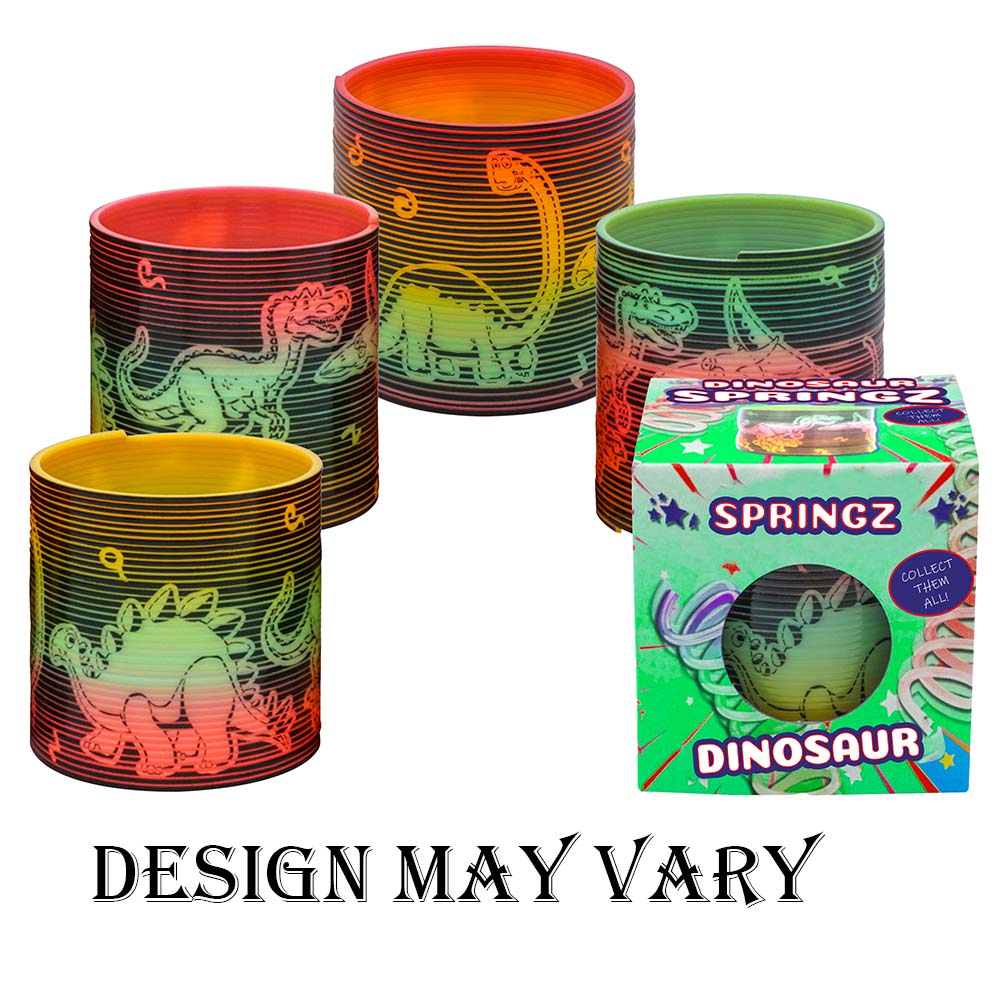 Dinosaur Magic Spring 1x Random Colour-6.5cm