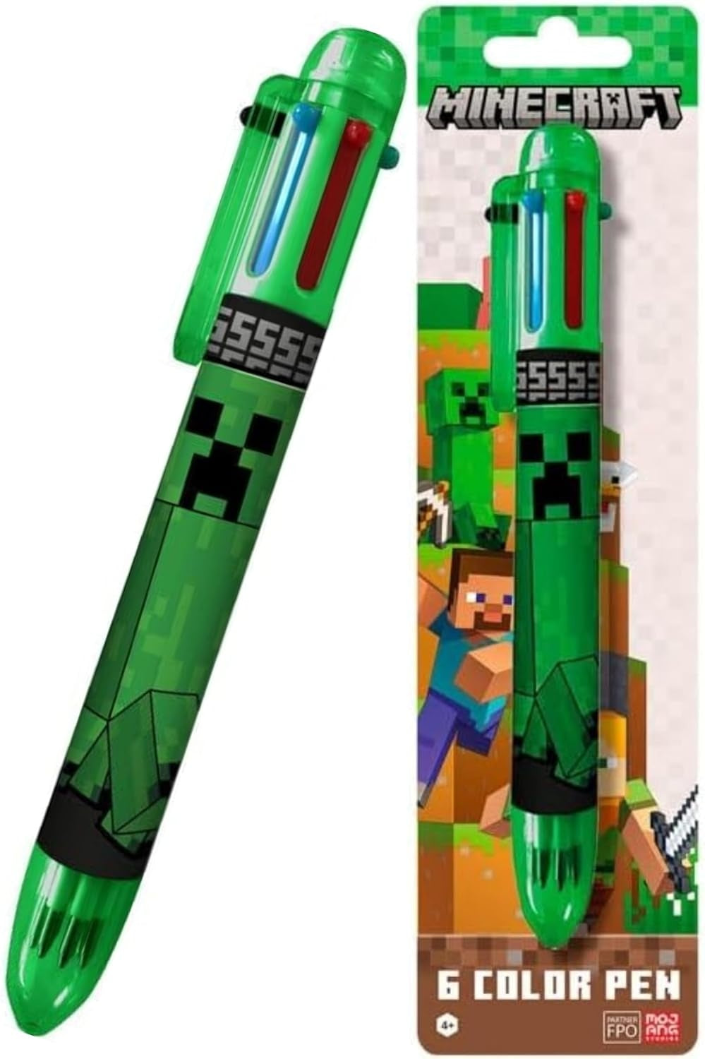 6 Color Pen Character Printed