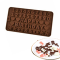 Silicone Letter & Number Chocolate Mould