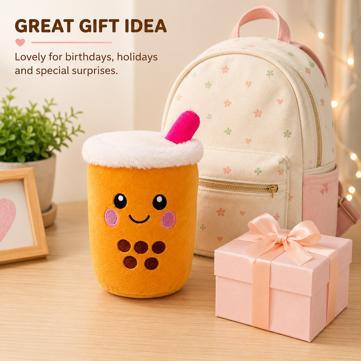Bubble Tea Plush Toy 20cm