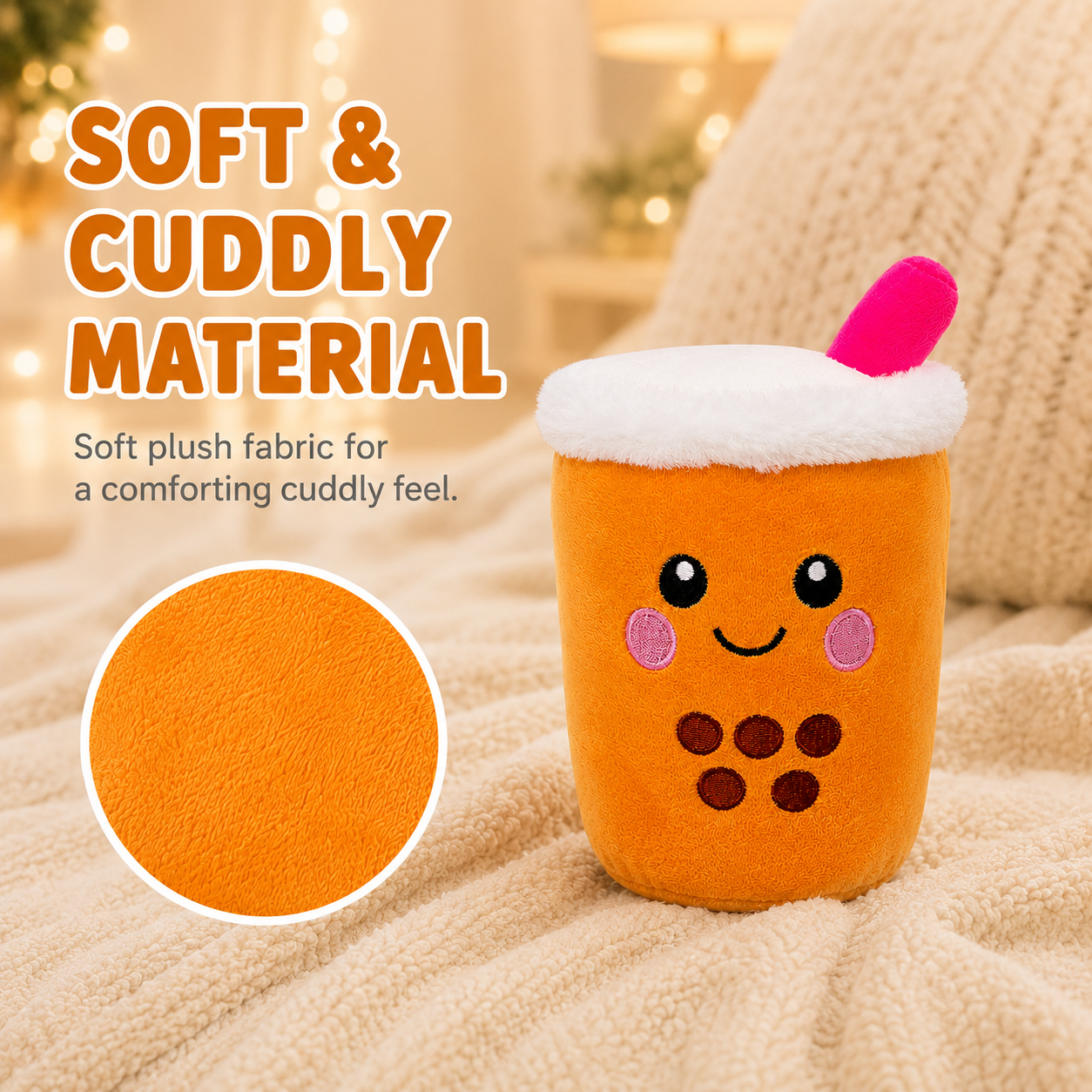 Bubble Tea Plush Toy 20cm