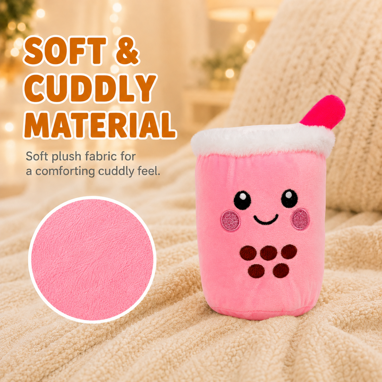 Bubble Tea Plush Toy 20cm