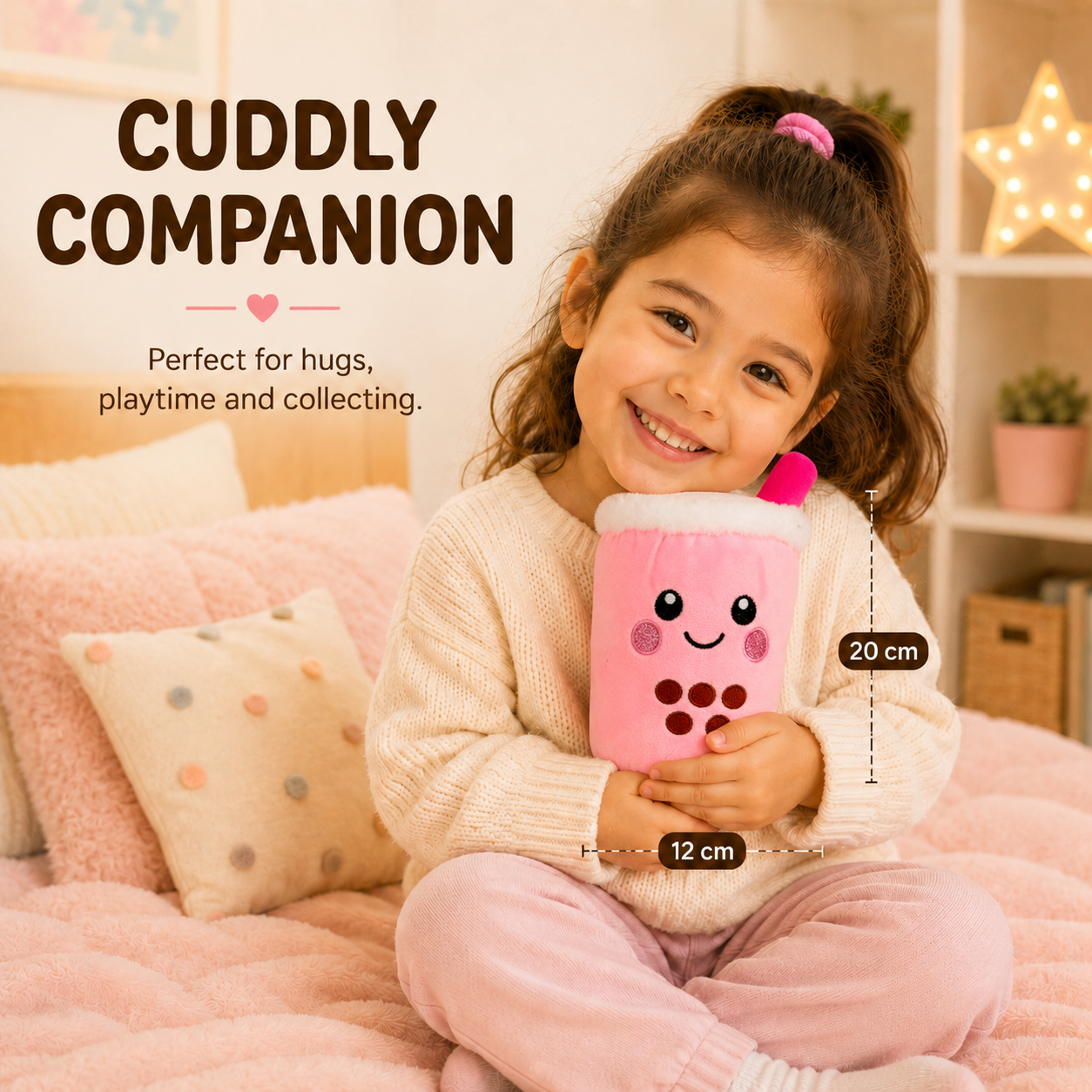 Bubble Tea Plush Toy 20cm