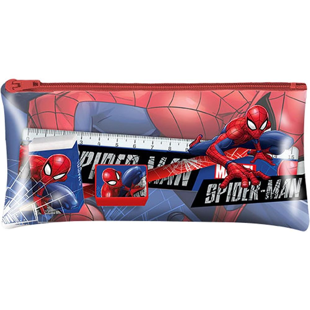 Stationery Set in Pencil Case-Spiderman