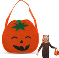 Halloween Pumpkin Shaped Felt Treat Bag