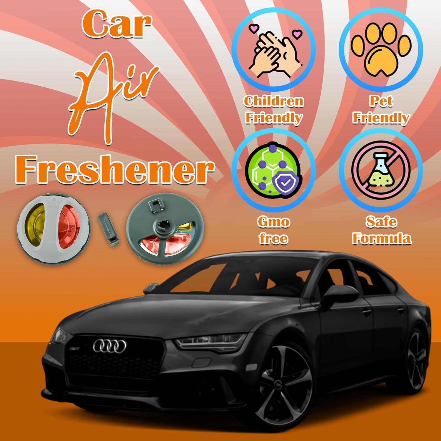 Car Diffuser Dual Scent Air Fresheners - 5.5cm