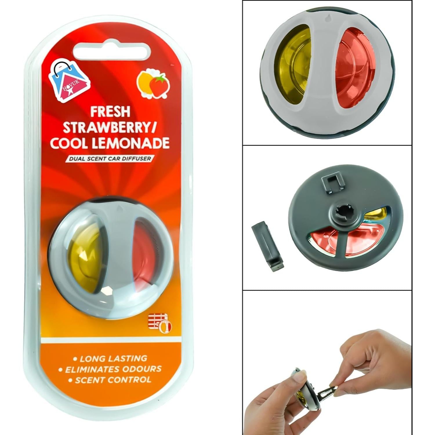 Car Diffuser Dual Scent Air Fresheners - 5.5cm