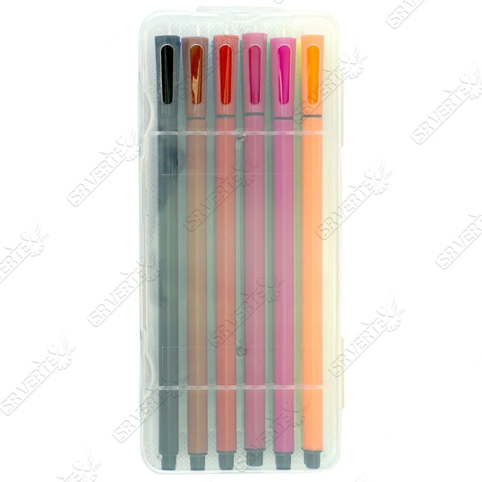 12Pcs Washable Felt Tip Markers - Assorted Packs